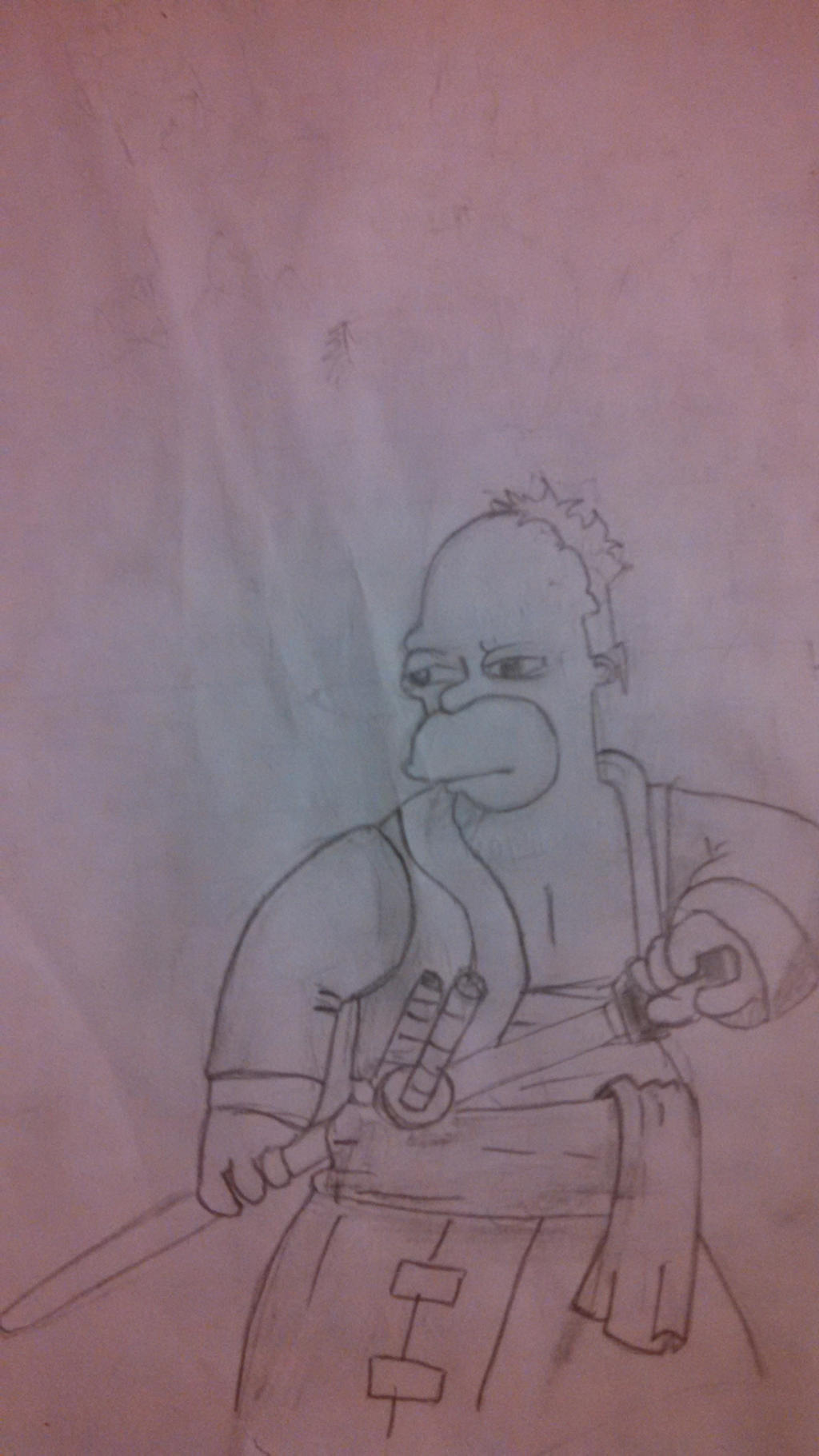 Homer Simpson As Zoro One Piece Wip By Akamez16 On Deviantart Homer Simpson As Zoro One Piece Wip By Akamez16 On Deviantart
