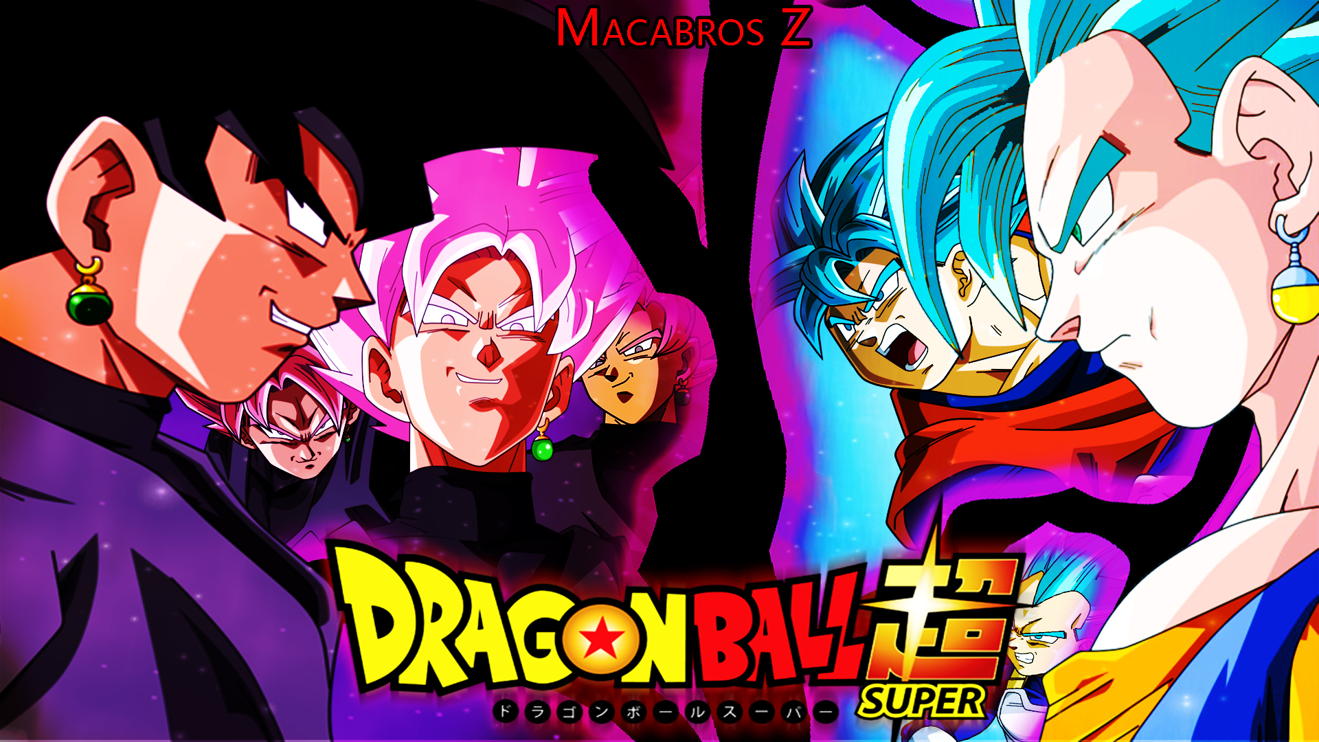 Black Goku Vs Vegetto Ssj Blue Fondo De Pantalla by NeosZ on DeviantArt