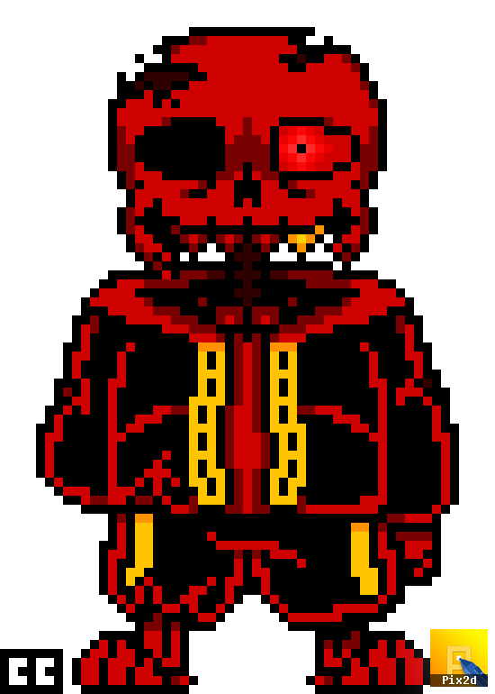 Horror!Sans Overworld Sprites by Coffey12 on DeviantArt