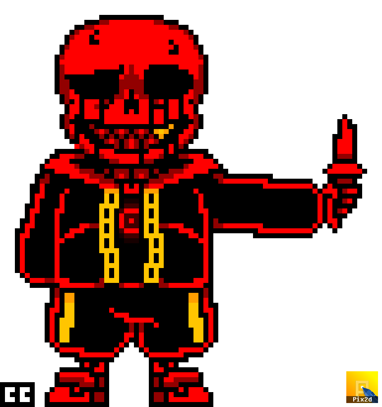 Killerkillerdusthorror sans rate this 1 10 pixel art