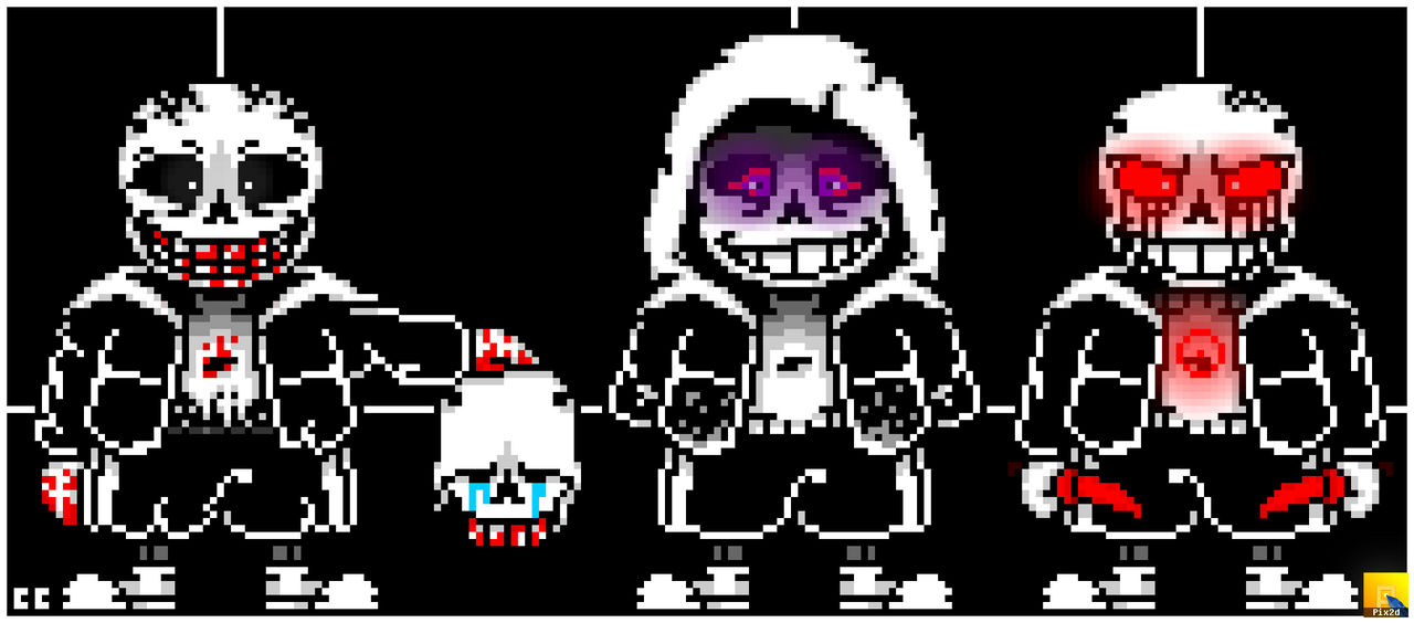 Murder Time Trio Phase 2 Sprites by CooperClimbArt on DeviantArt