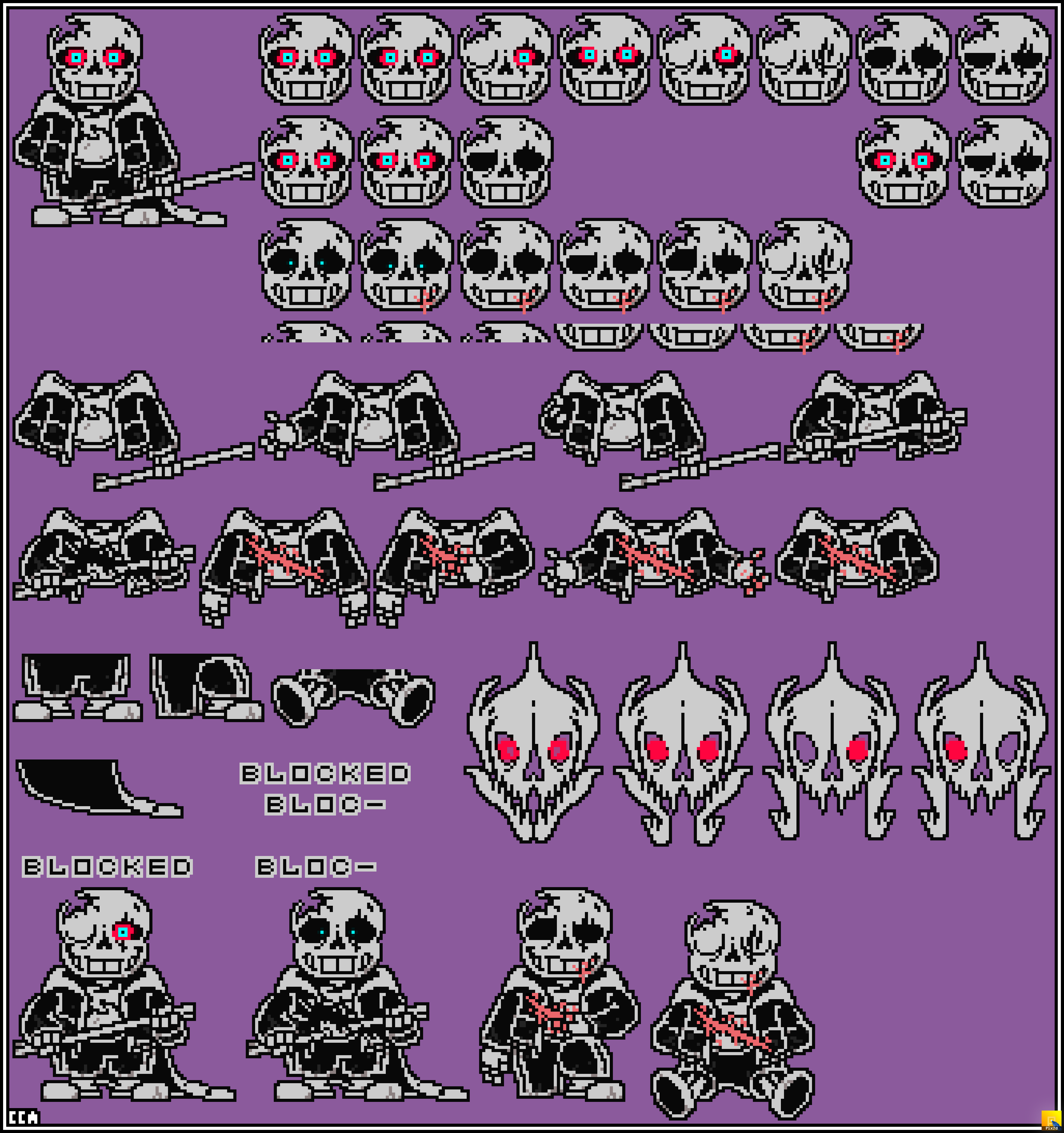 Scratchtale Cat Sprite Sheet by CrisStudios on DeviantArt