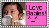 I Love Babies Stamp