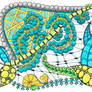 Zentangle: The Blues, Greens and Yellows