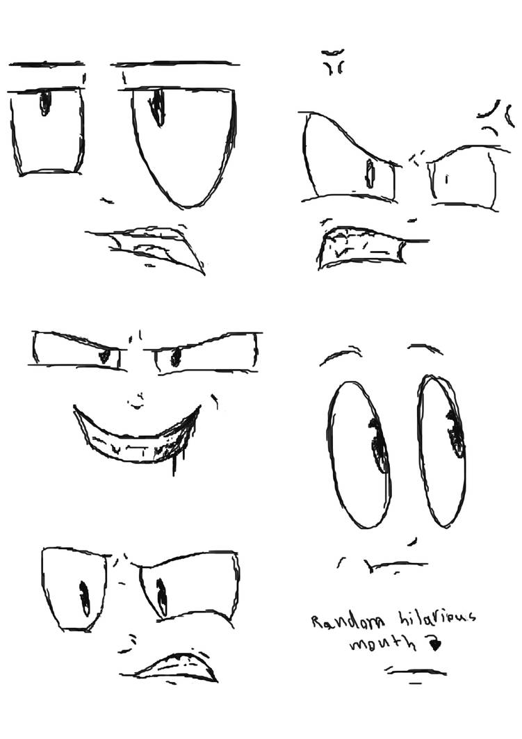 Strange and random expressions 2 by MissingNoGhost on DeviantArt