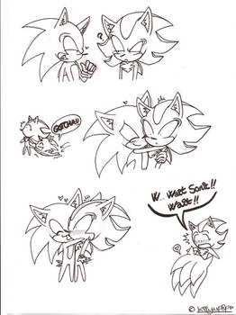 Sonadow Doodles :D