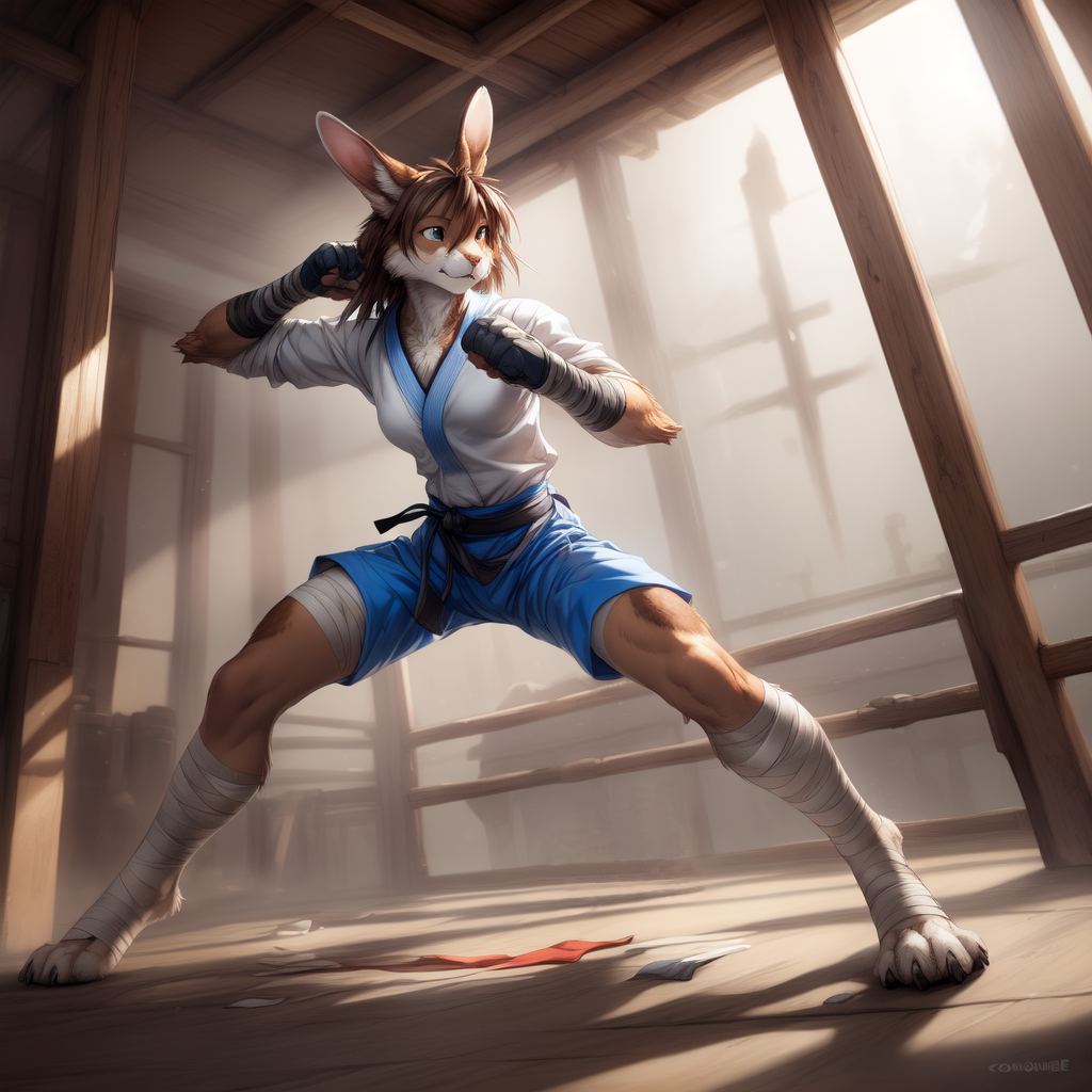 Tough bunny by NeutronAlchemist on DeviantArt