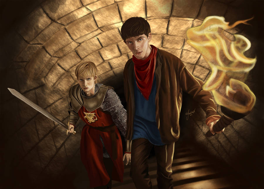 Merlin and Arthur by jeminabox