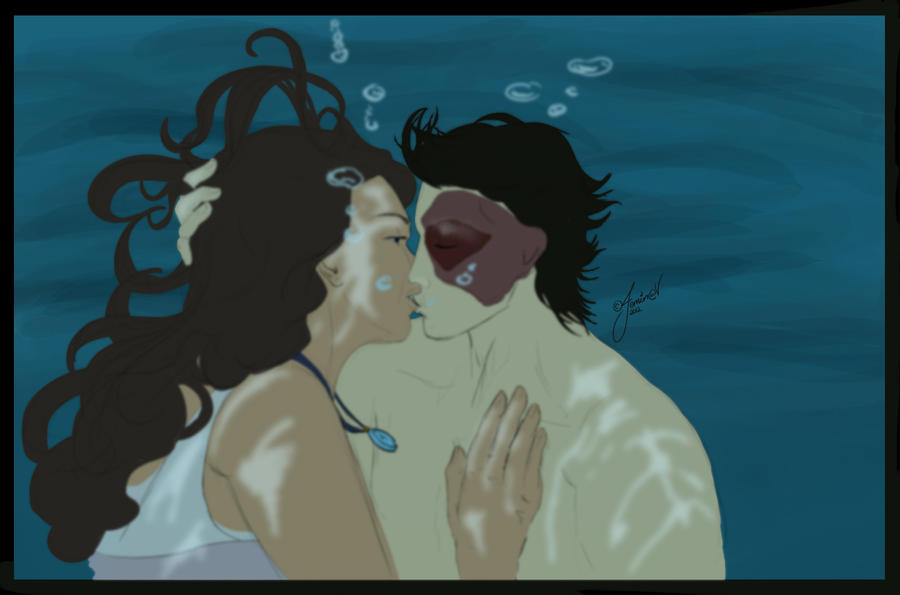 Zutara Underwater Kiss