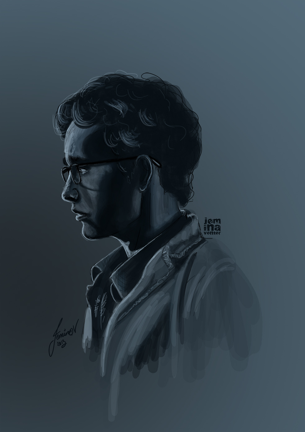 Simon Lewis: A Study in Blue by jeminabox