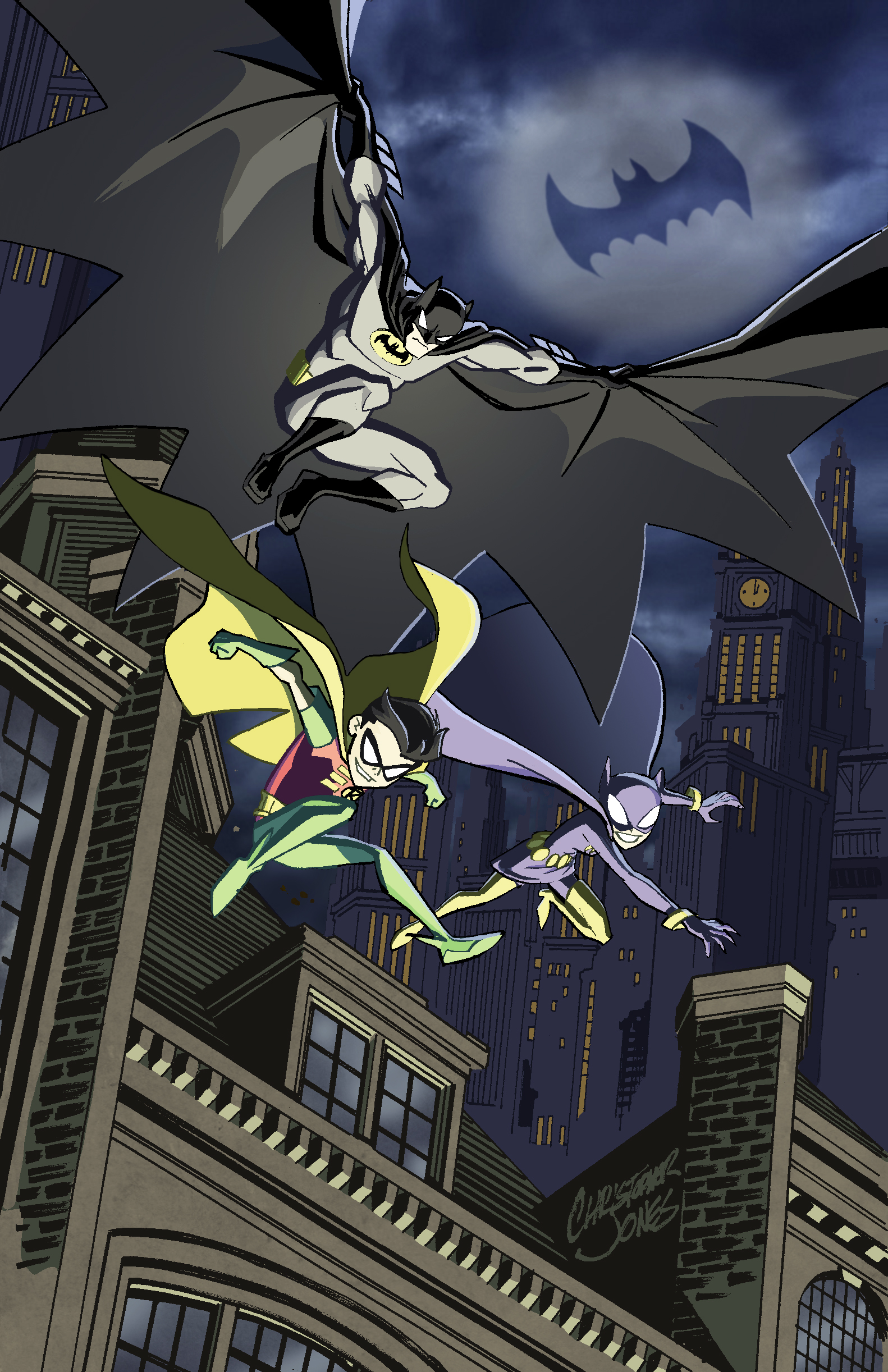 Batman Robin And Batgirl By Tedelston On Deviantart