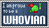 I am proud to be a Whovian stamp