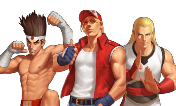 Personagens da fatal fury e kof by Cocaoarts on DeviantArt