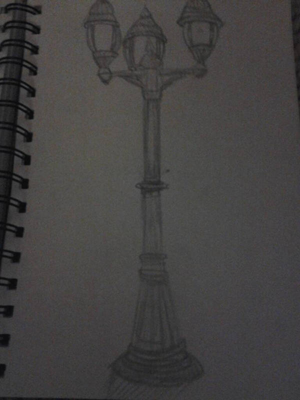 BECAUSE I CAN DRAW LAMP POSTS