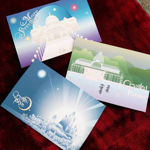 Moon Kingdom travel postcards