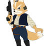 Fox McCloud x Han Solo (Requested)