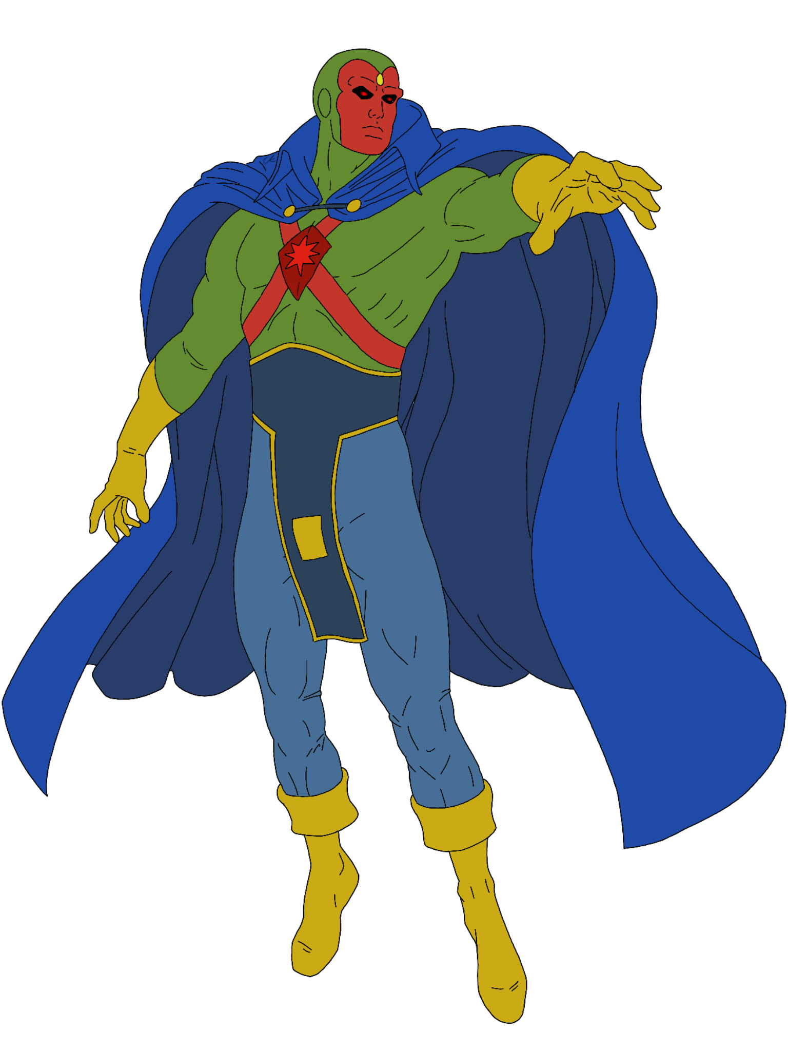 The Vision x Martian Manhunter + Story