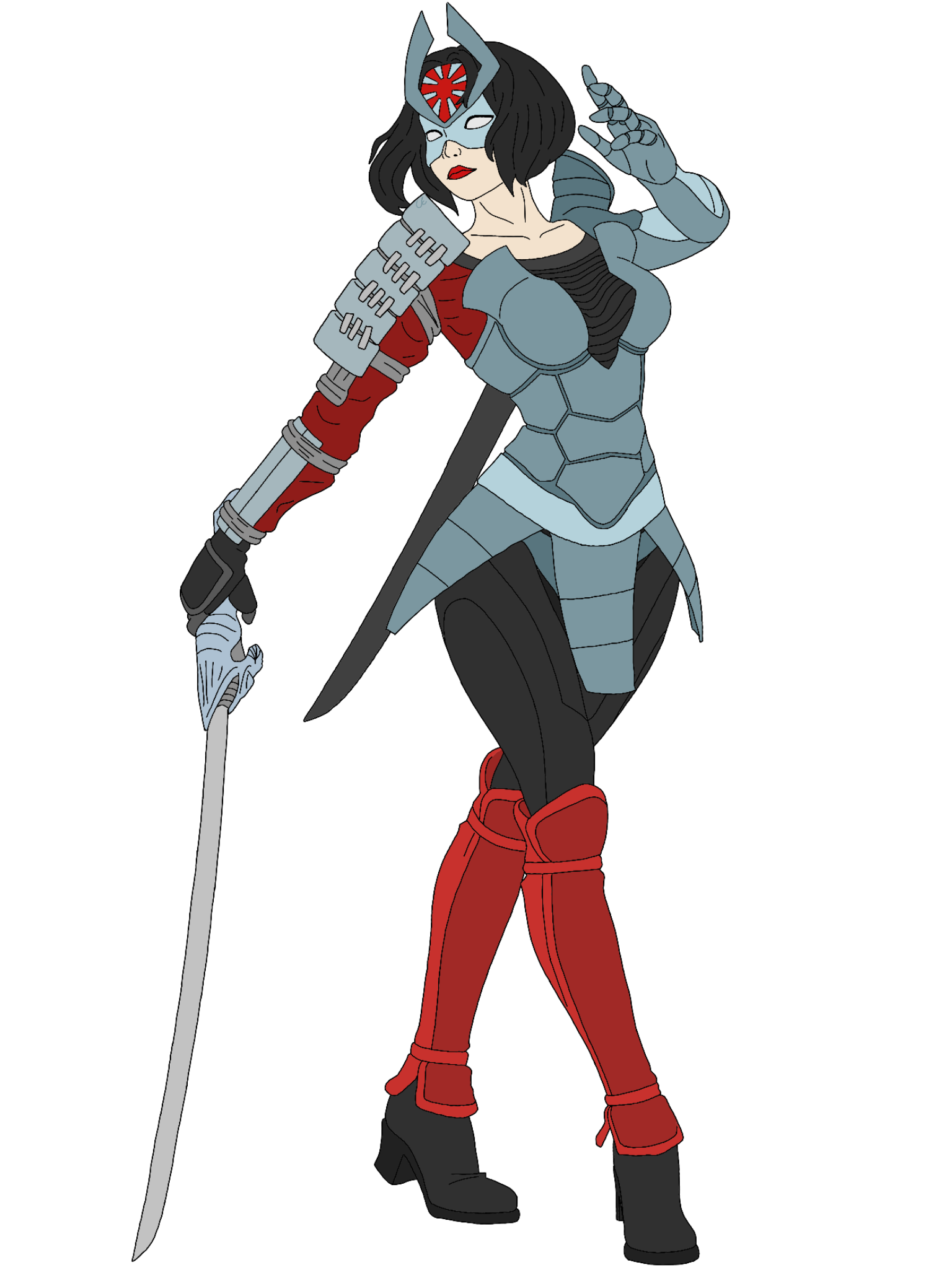 Silver Samurai x Katana (Requested) + Story