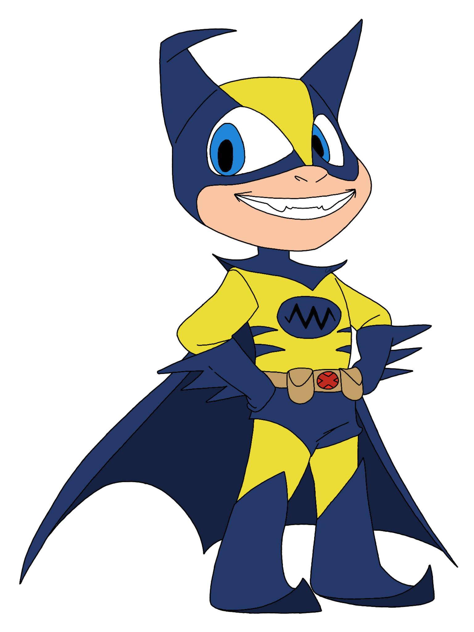 Wolvie x Bat-Mite (Requested)