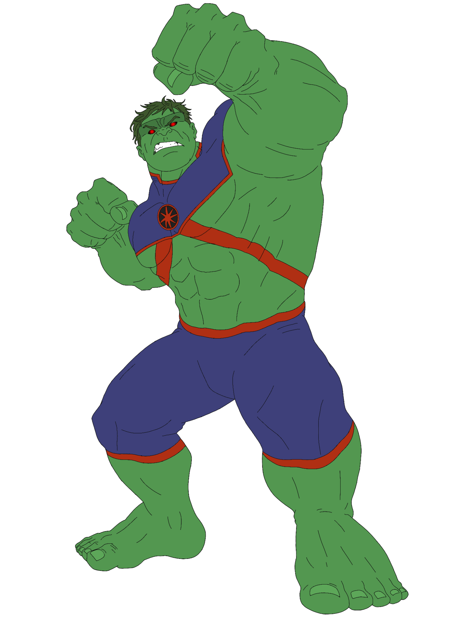 The Hulk x Martian Manhunter (Requested) + Story