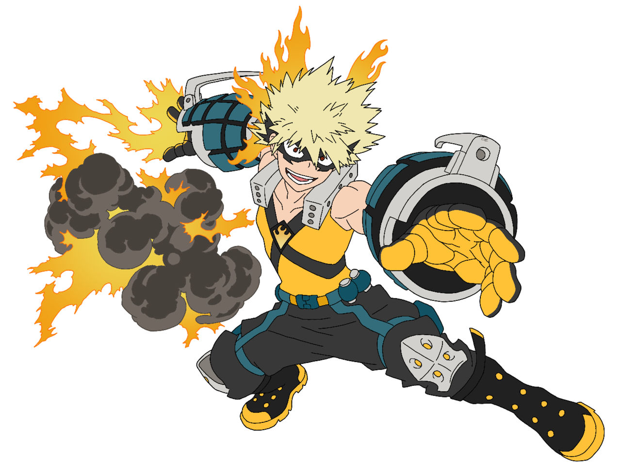 Bakugo x Human Torch (Requested)