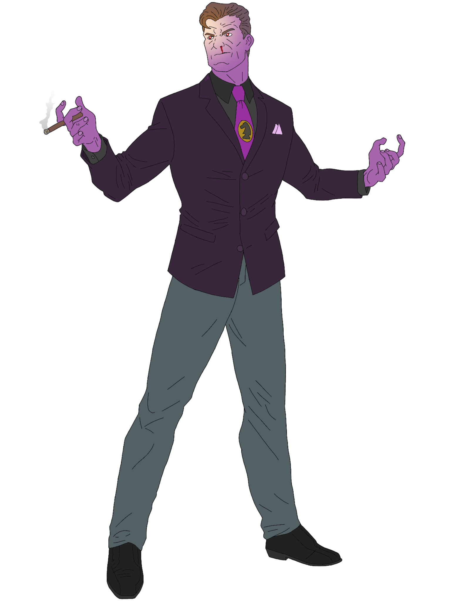 Purple Man x Maxwell Lord (Requested)