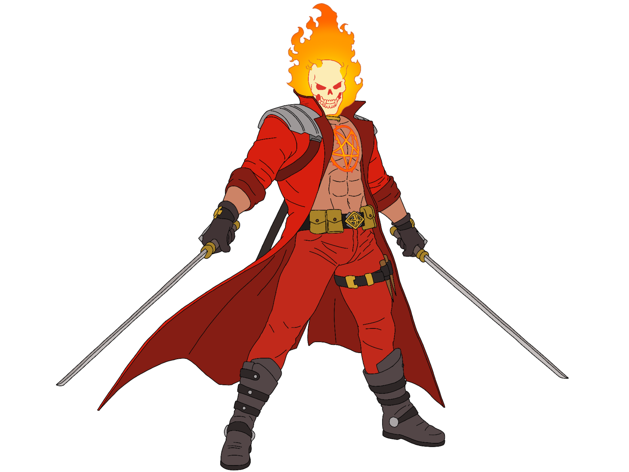 Ghost Rider x Blade x Daimon Hellstrom (Requested)
