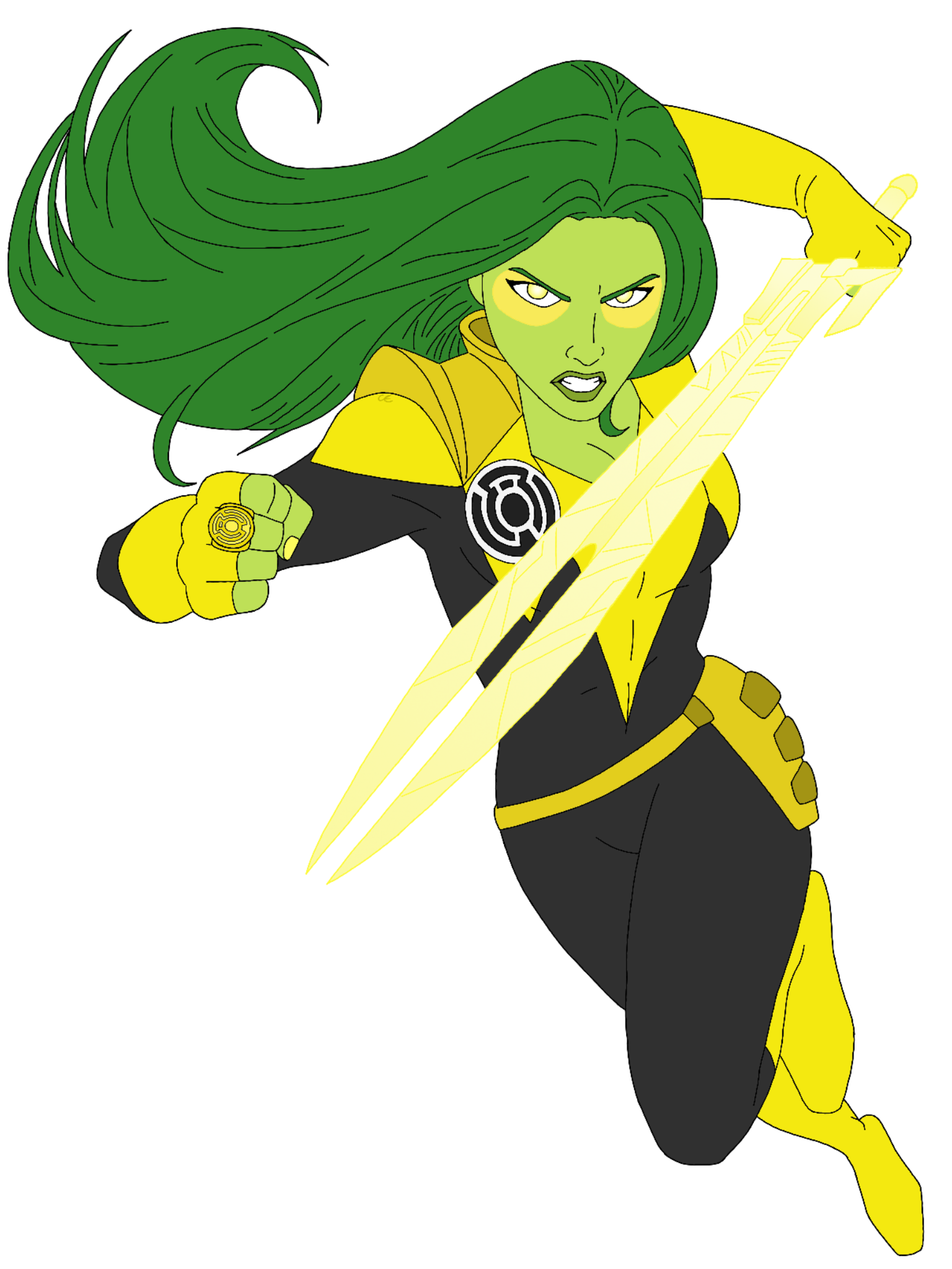 Yellow Lantern: Gamora