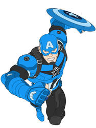 Blue Lantern: Captain America (Requested)