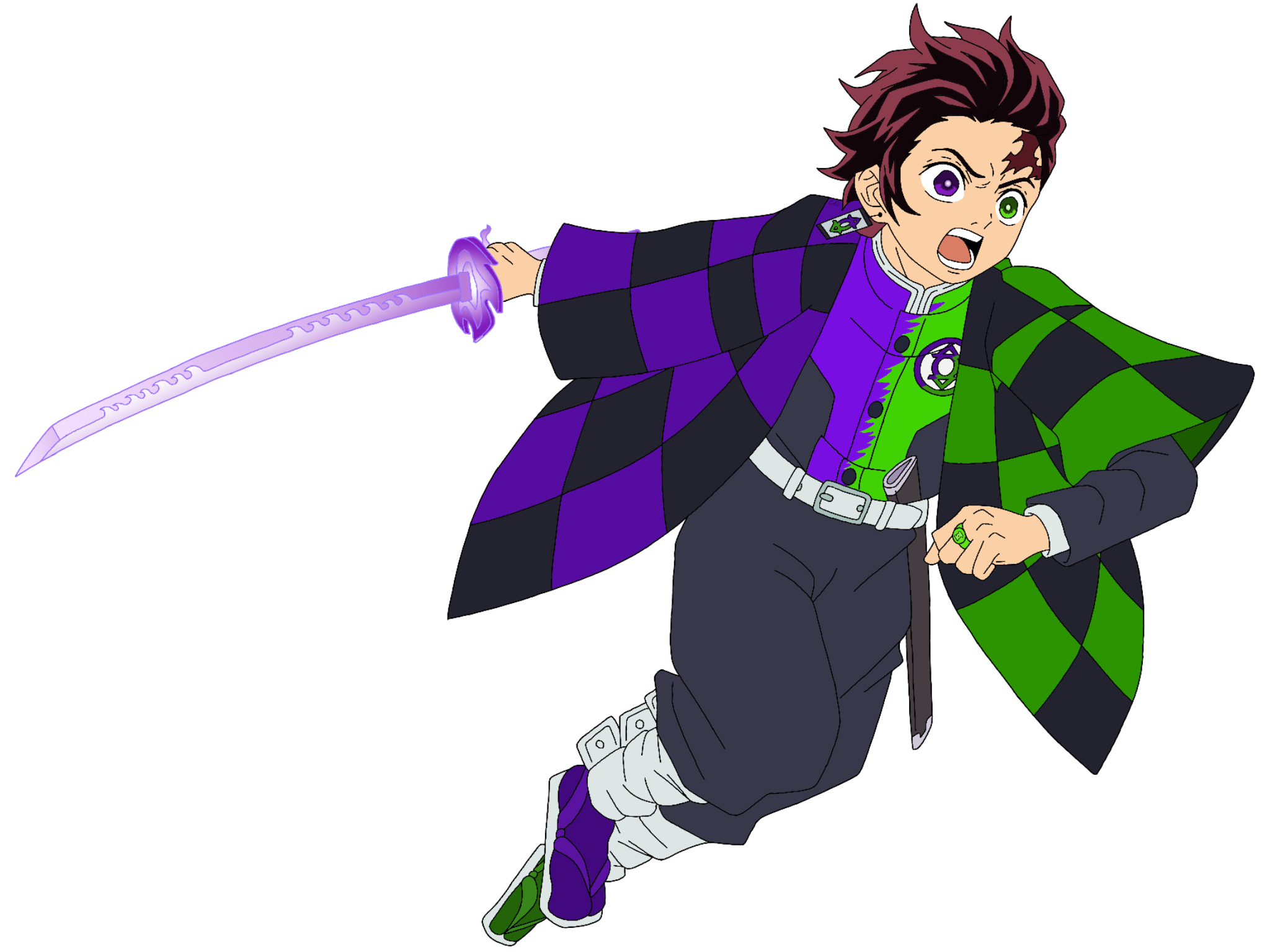 Green and Indigo: Tanjiro