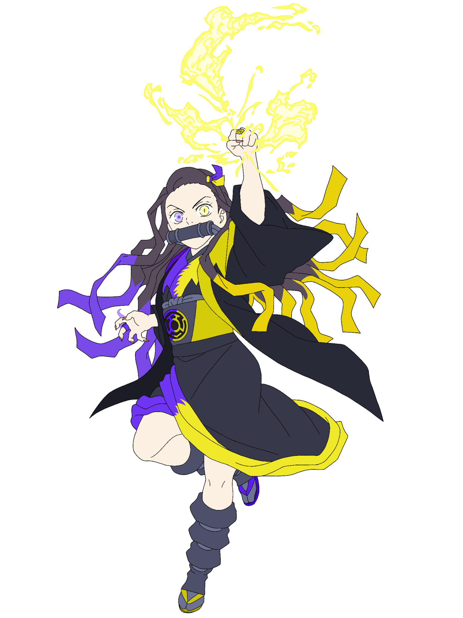 Yellow and Indigo: Nezuko