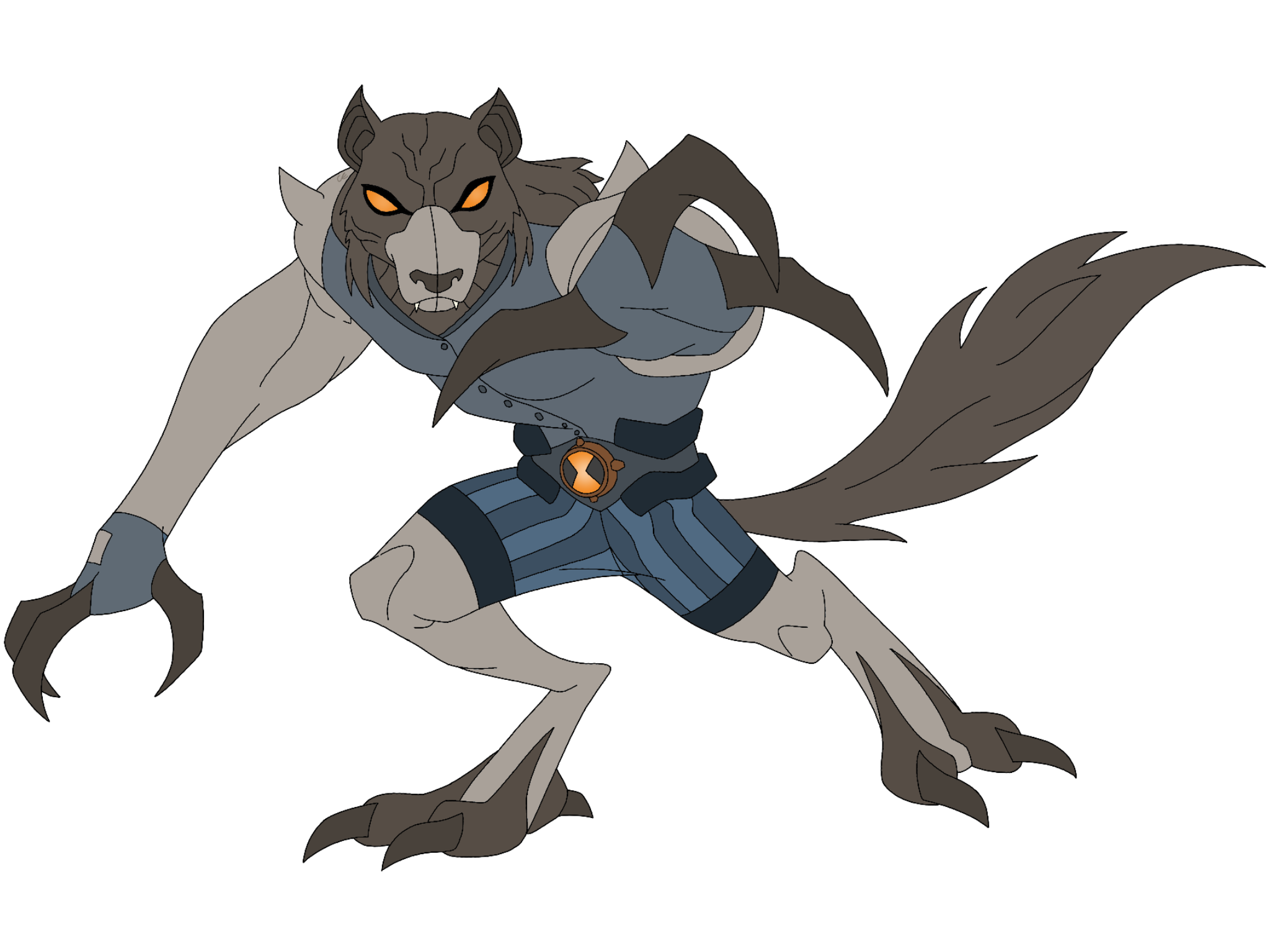 What If... Ben 10 was Steampunk: Blitzwolfer