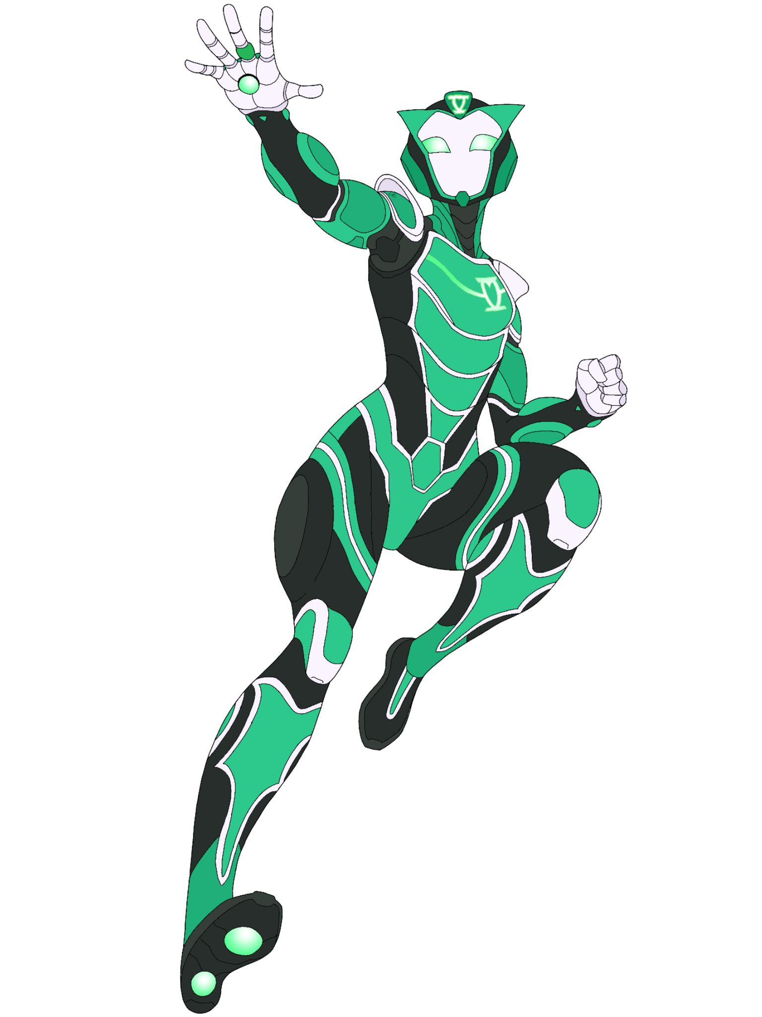 Ironheart x Green Lantern(Jo Mullein)