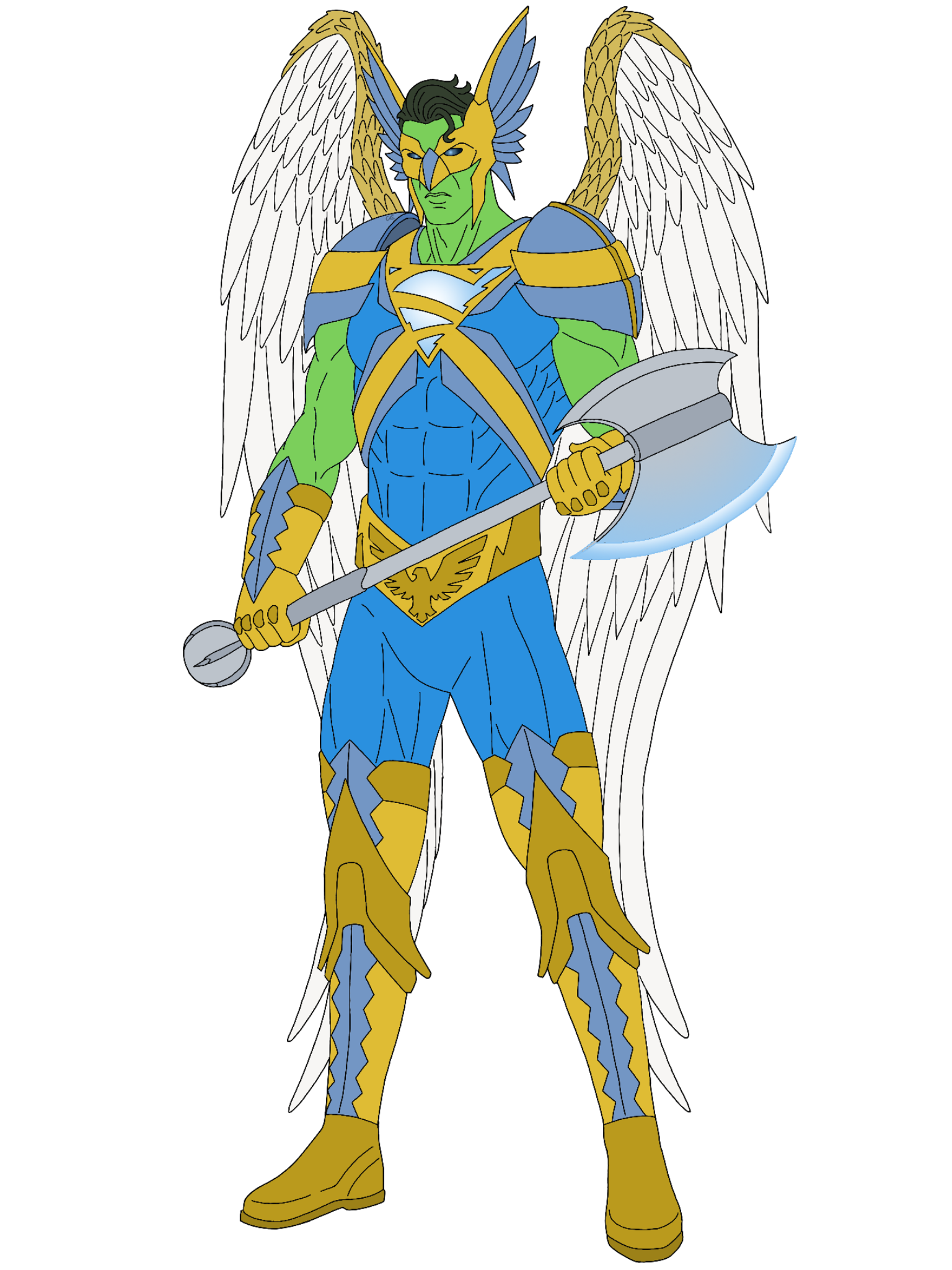 Supreme Sparrowhawk (Captain Super x Martian Hawk)