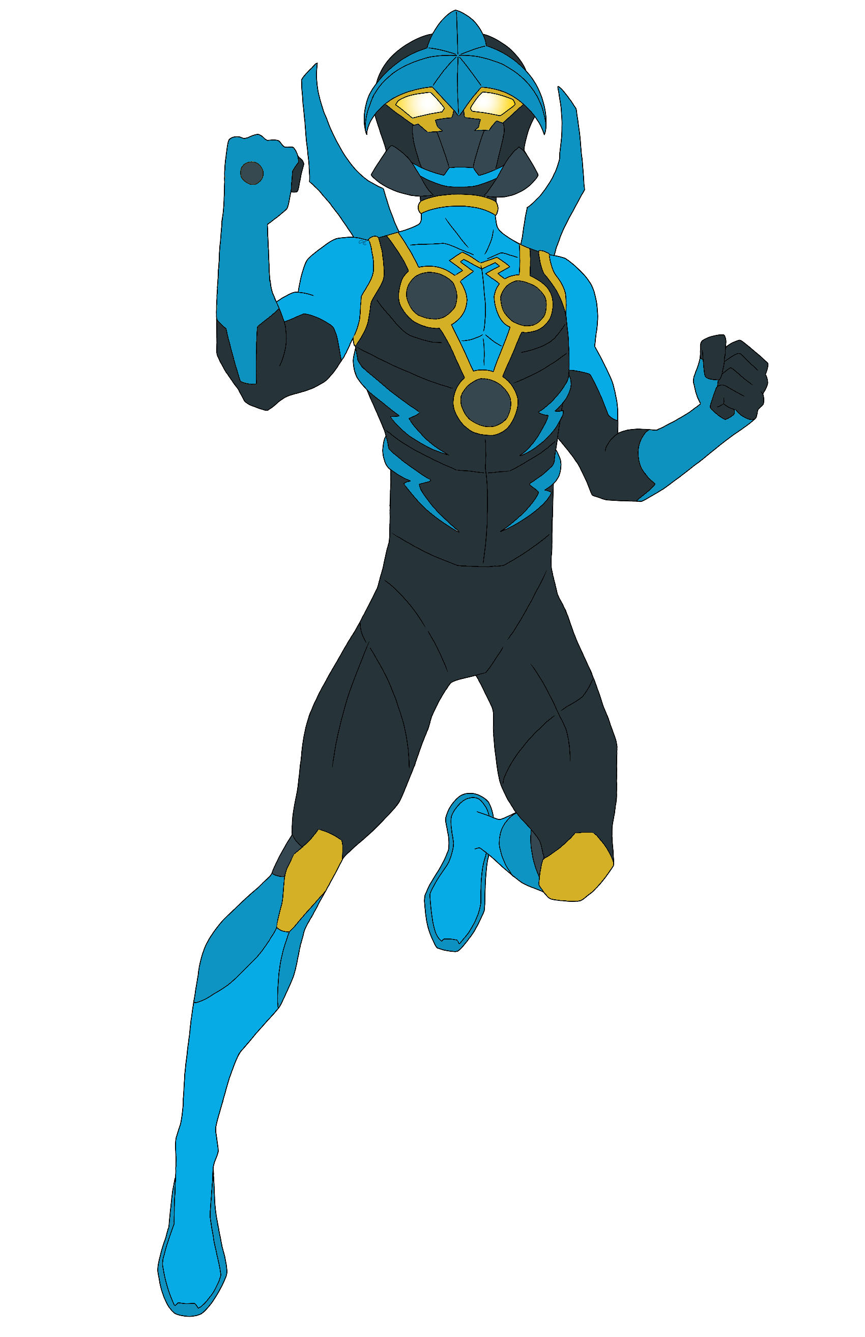 Nova (Sam Alexander) x Blue Beetle (Jaime Reyes)