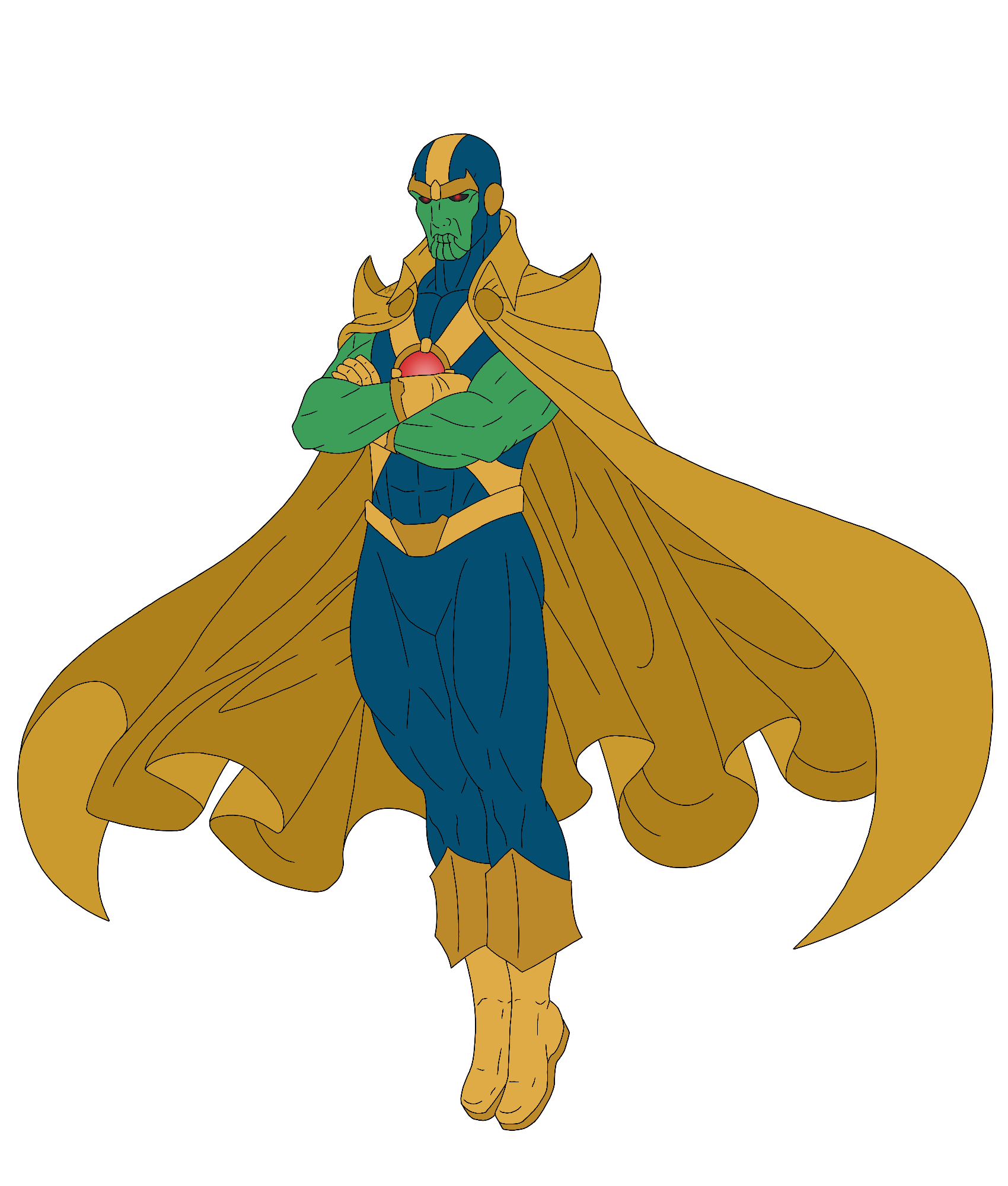 Martian Manhunter x Thanos