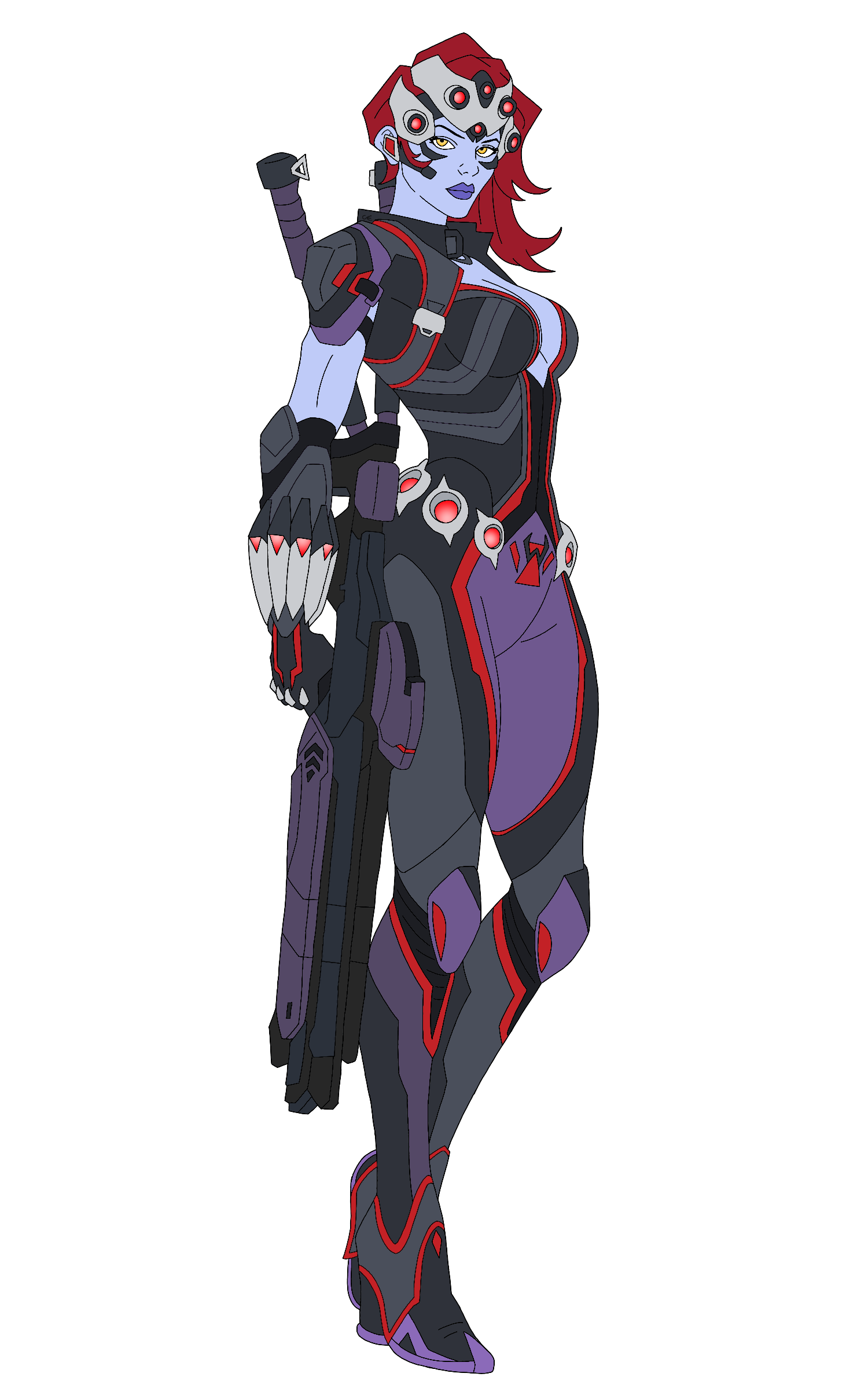 Black Widow x Widowmaker