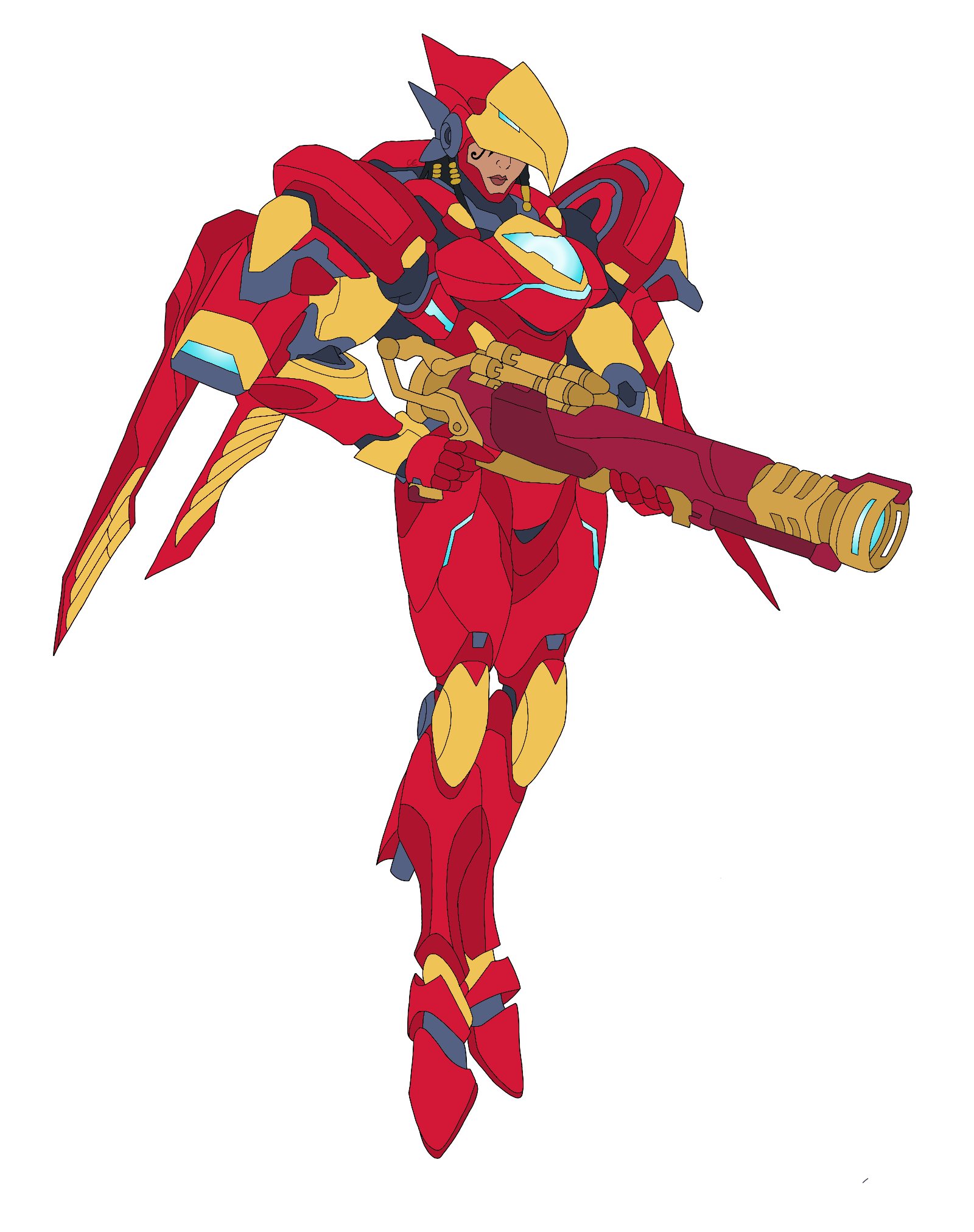 Iron Man x Pharah