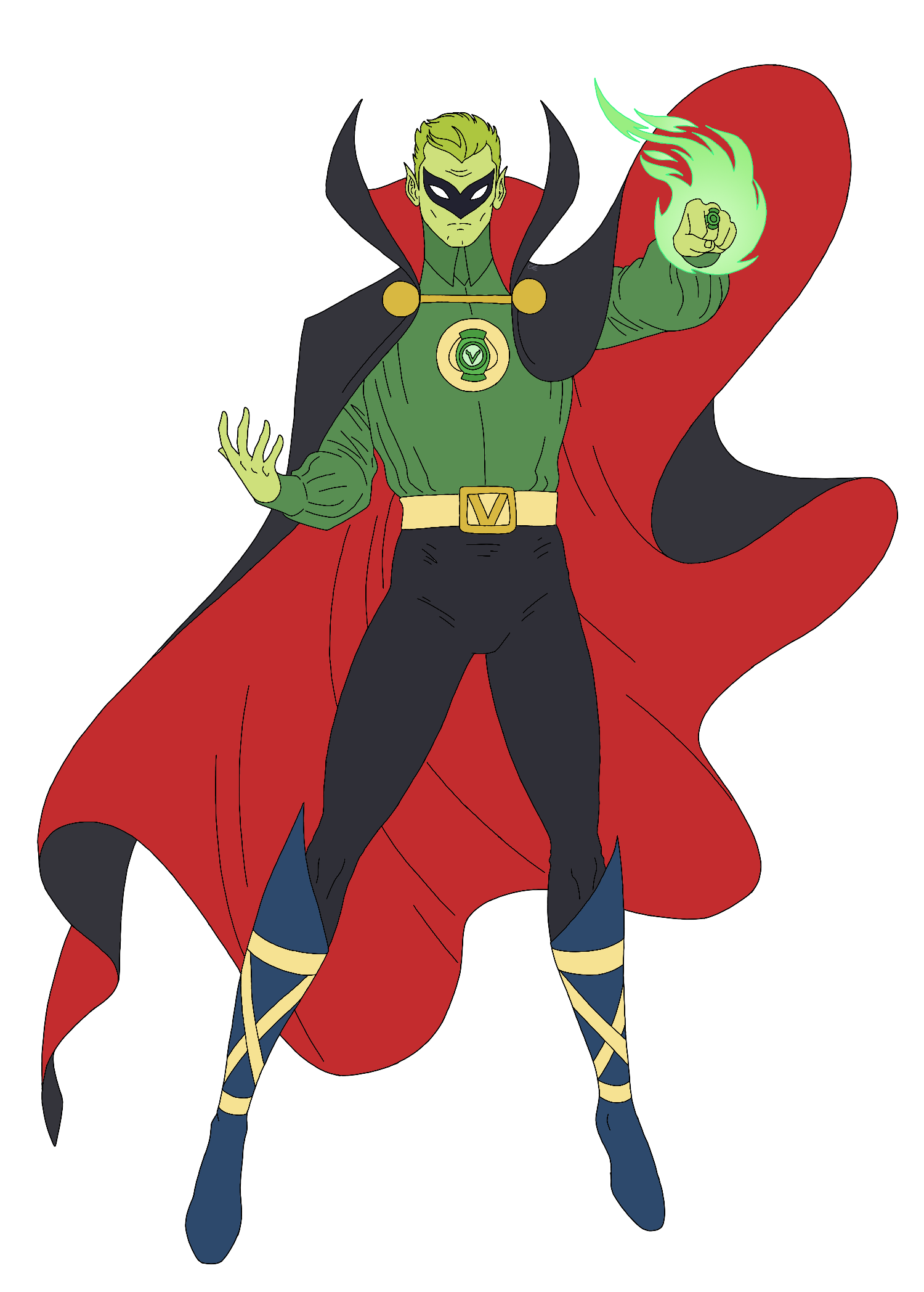 Vision (Aarkus) x Green Lantern (Alan Scott)