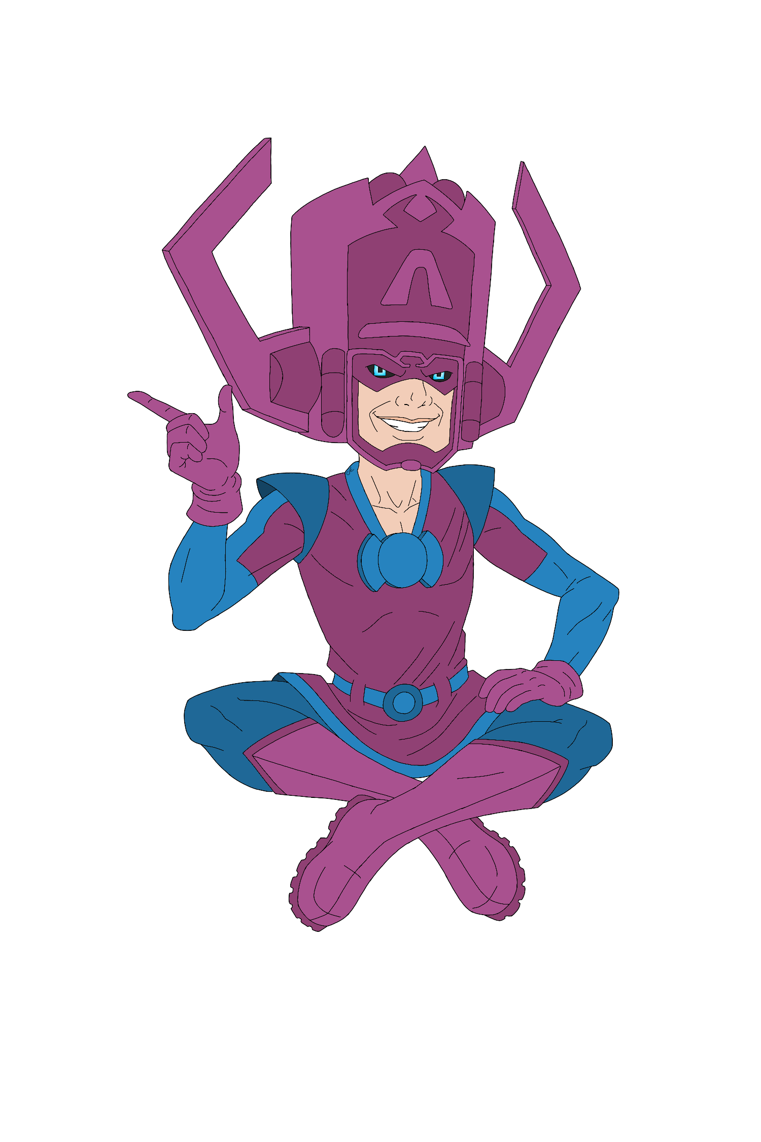 Galactus x Mr Mxyzptlk