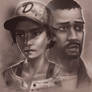 Clementine and Lee (The Walking Dead The Game)