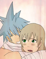 Black Star and Maka