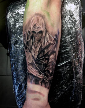 assassins creed tattoo i did the other day