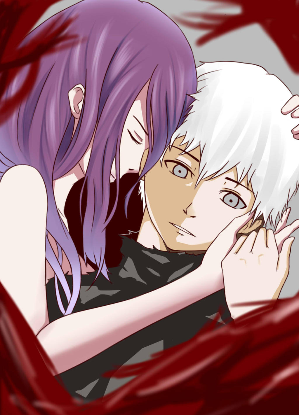 Kaneki Devours Rize Kaneki X Rize 2 by Zevahc-Ex on DeviantArt