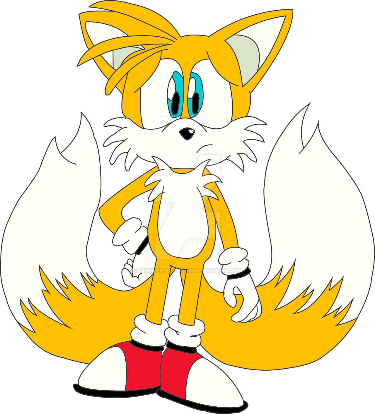 Allen Tails Tails by Andrean by Sunwer-Prower on DeviantArt