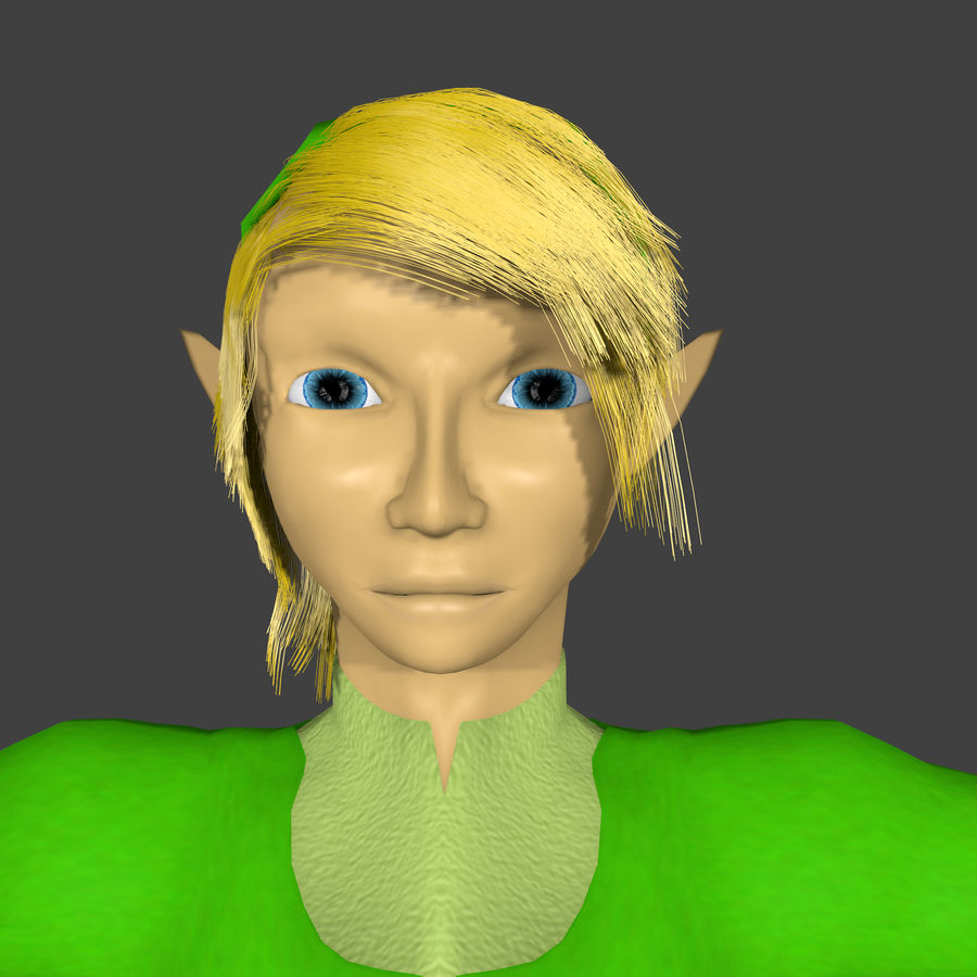 Link face render with texturing by Kenned333 on DeviantArt