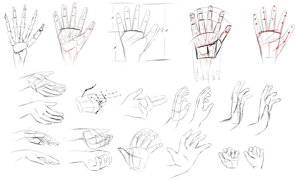 Learning Hand Geometry Hand Practice 3-28-17 by ANewENFArtist on DeviantArt