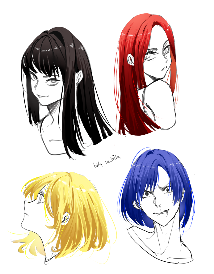 hairstyles 6th edition by NeonGenesisEVARei on deviantART