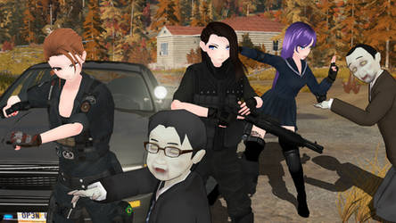 [BeamNG/MMD] A weird Halloween.