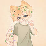 commission: sweet fluffy boy by kichibun